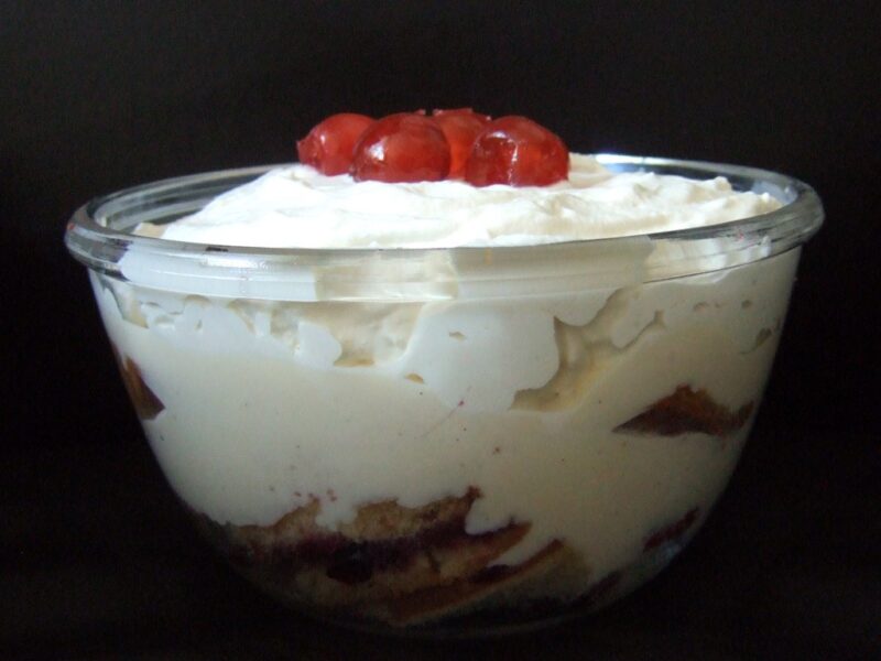 Classic Sherry trifle