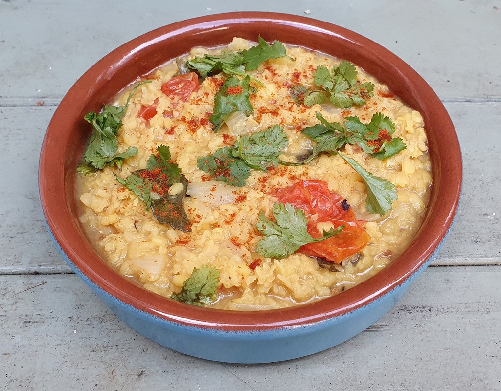 Turmeric moong dal