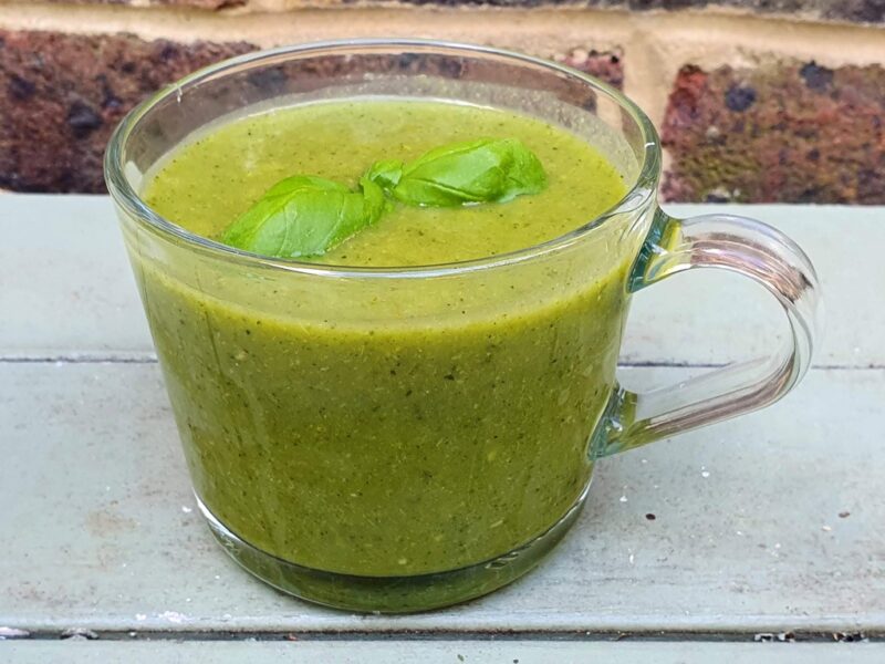 Asparagus and broccoli soup