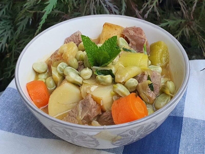 Easy summer lamb stew