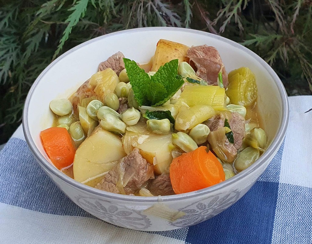 Easy summer lamb stew