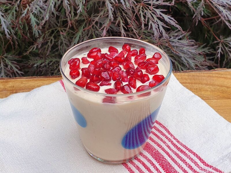 Pomegranate mousse