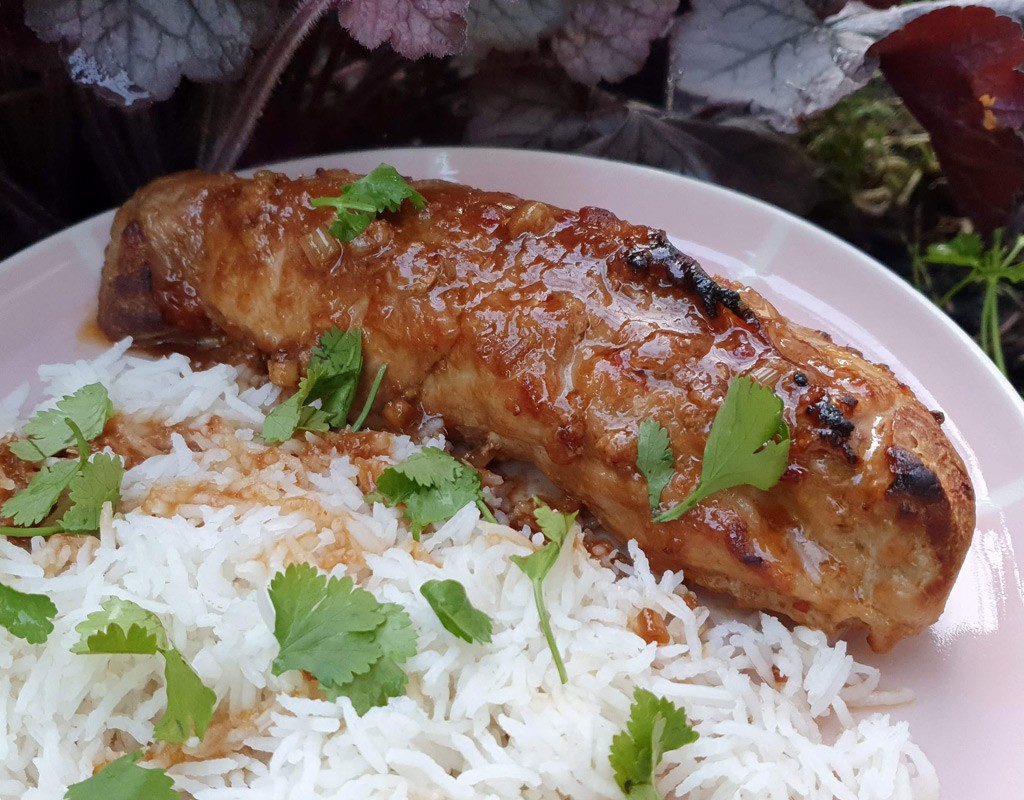 Thai-style baked pork loin