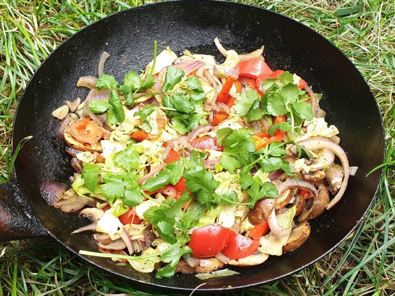 Mushroom & Cabbage Curry