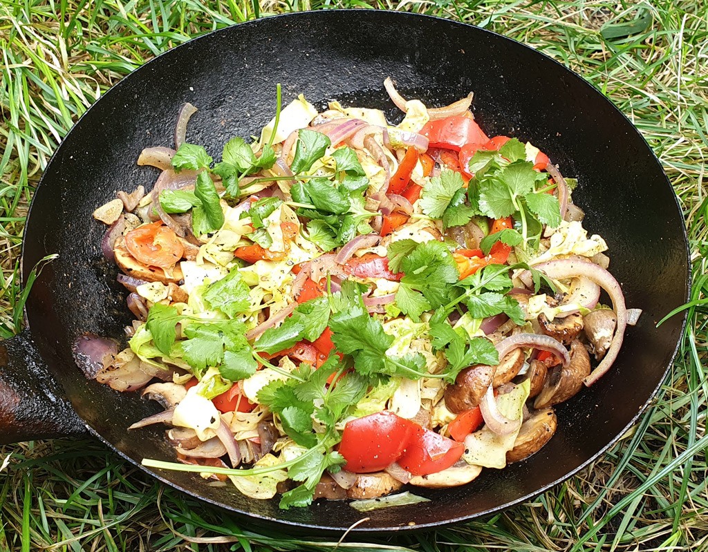 Mushroom & Cabbage Curry