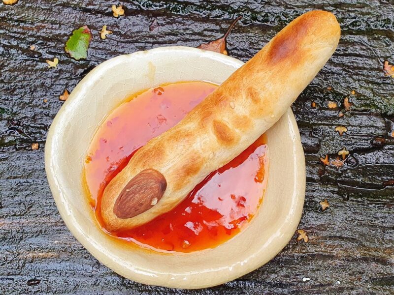 Witches finger breadsticks