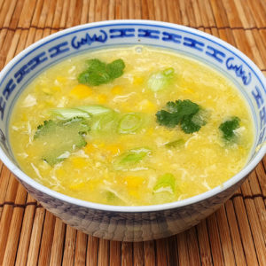 Chinese sweetcorn soup