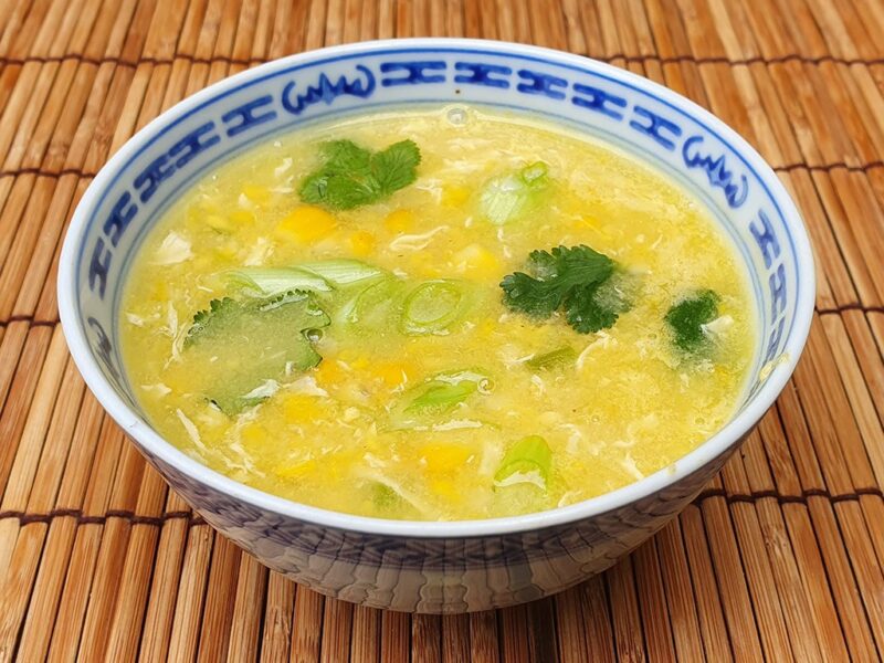 Chinese sweetcorn soup