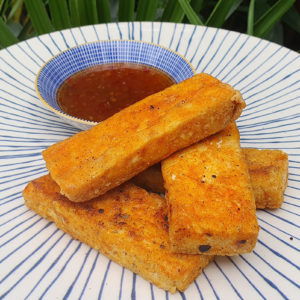 Crispy paprika tofu