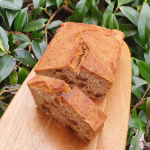 Gluten-free banana and oat bread