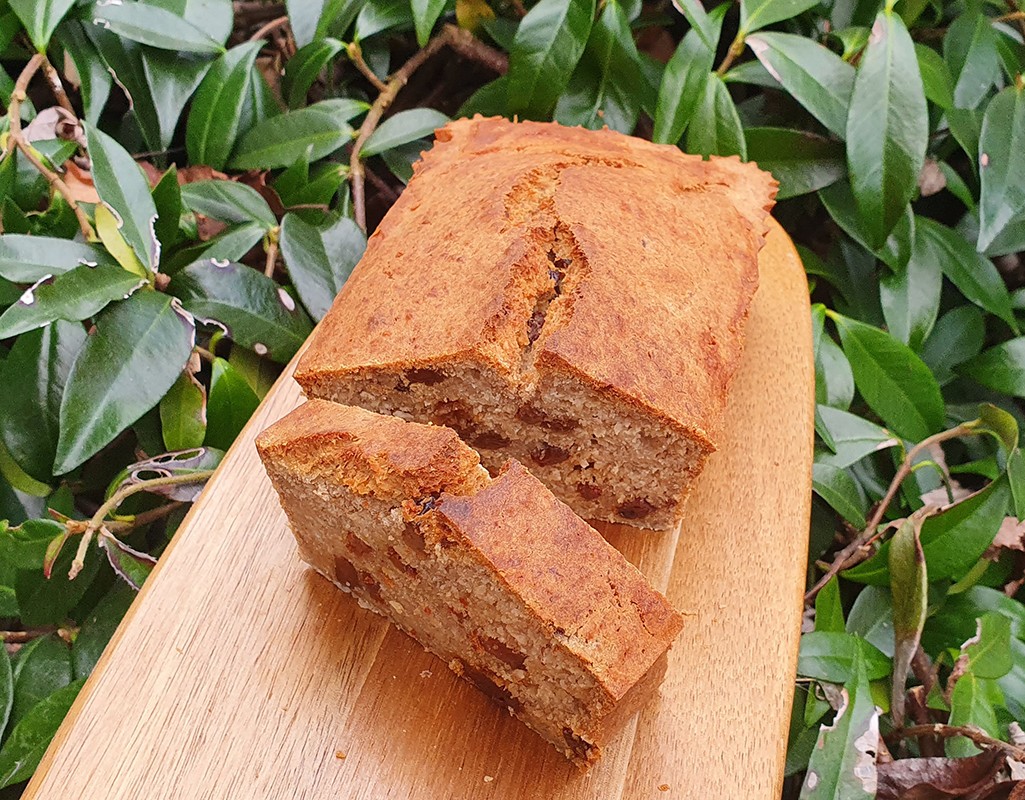 Gluten-free banana and oat bread