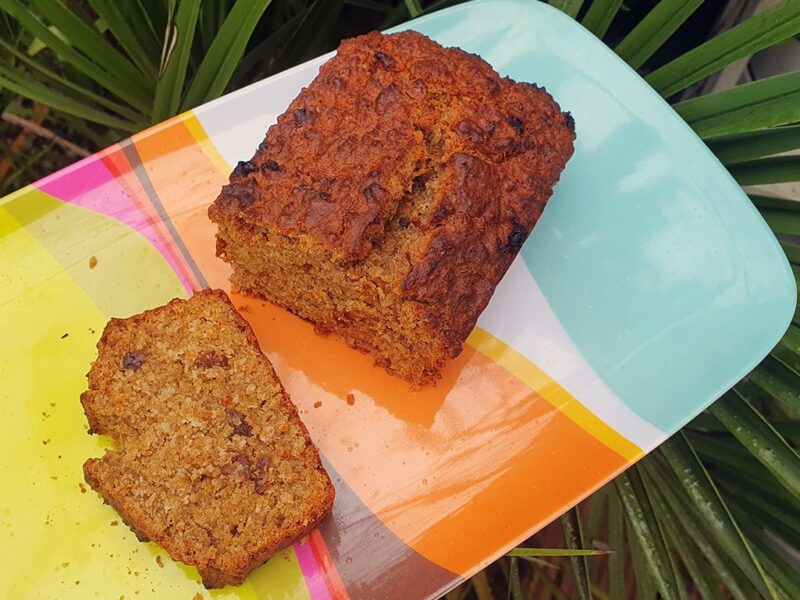 Gluten-free carrot and oat loaf