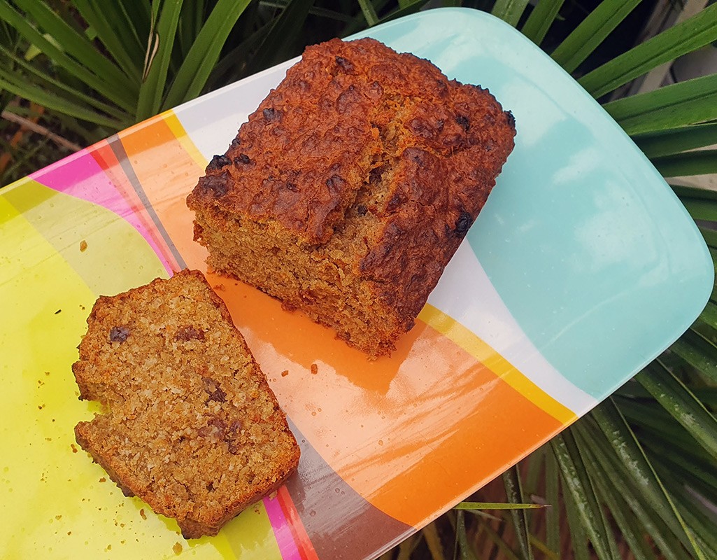 Gluten-free carrot and oat loaf