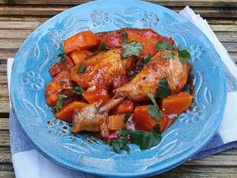 Chicken and sweet potato stew