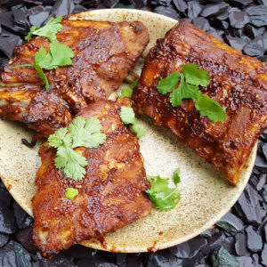 Sticky Chinese pork ribs