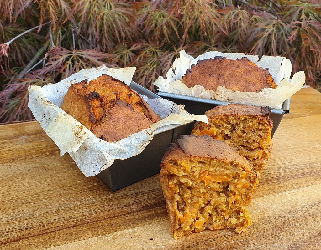 Gluten-free carrot and blood orange cake