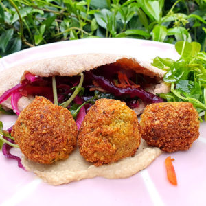 Minty-spicy falafels