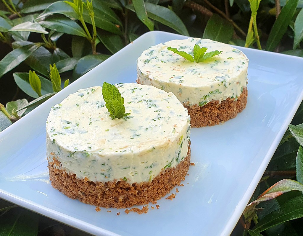 No bake mint chocolate cheesecake