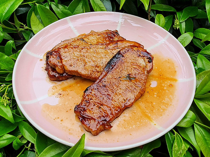 Elderflower pork fillets