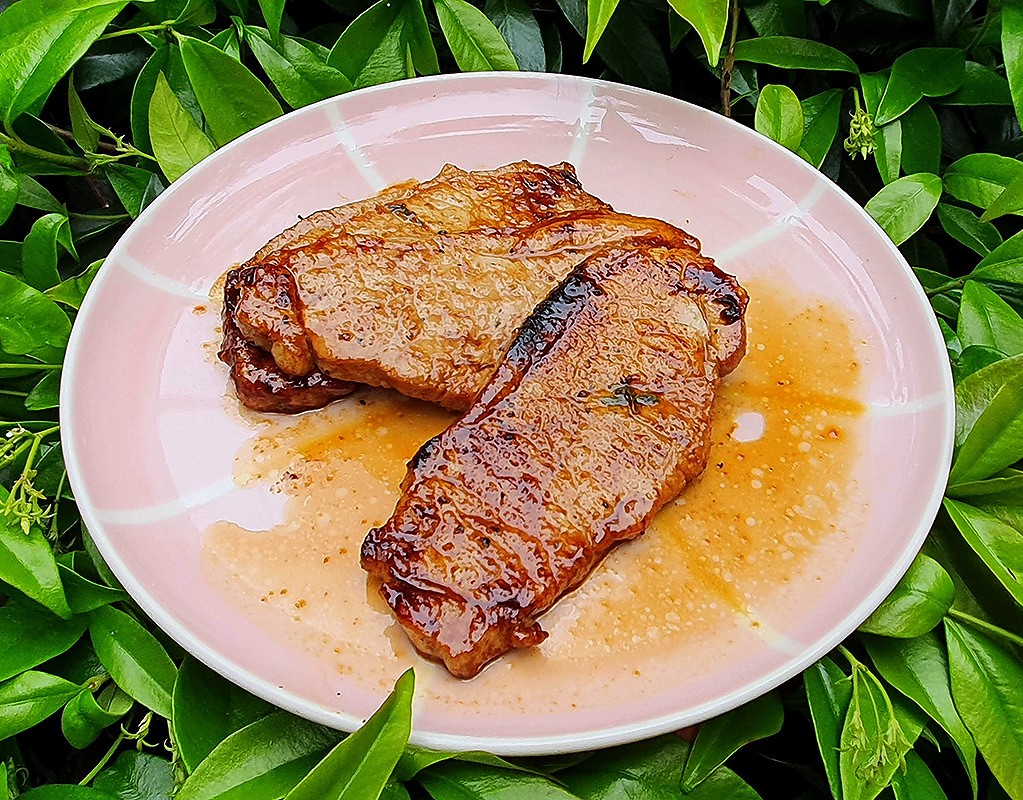 Elderflower pork fillets