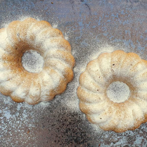 Gluten-free carrot and orange mini bundt cakes