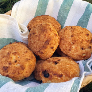 Gluten-free vegan vanilla scones