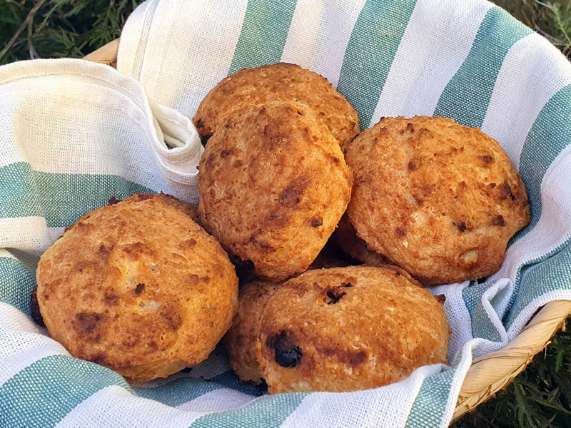 Gluten-free vegan vanilla scones