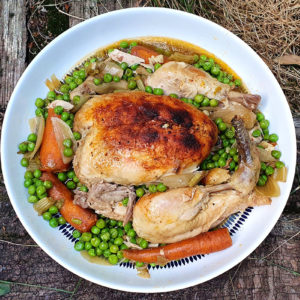 Pot-roast paprika chicken