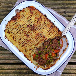 Italian style cottage pie