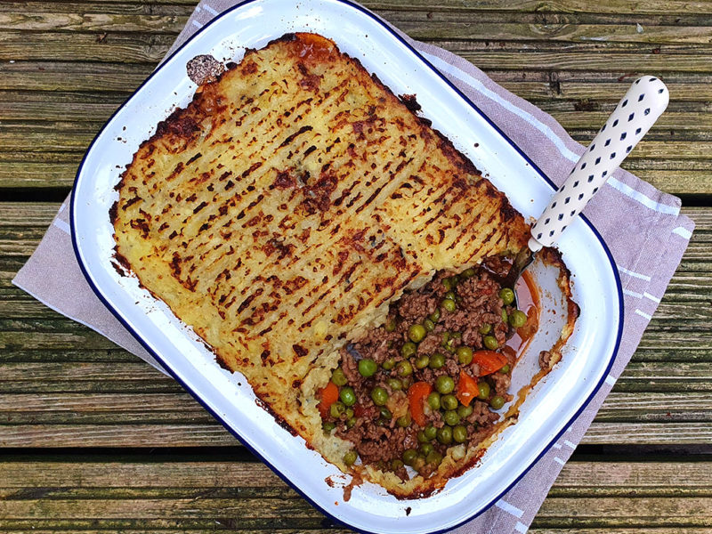 Italian style cottage pie