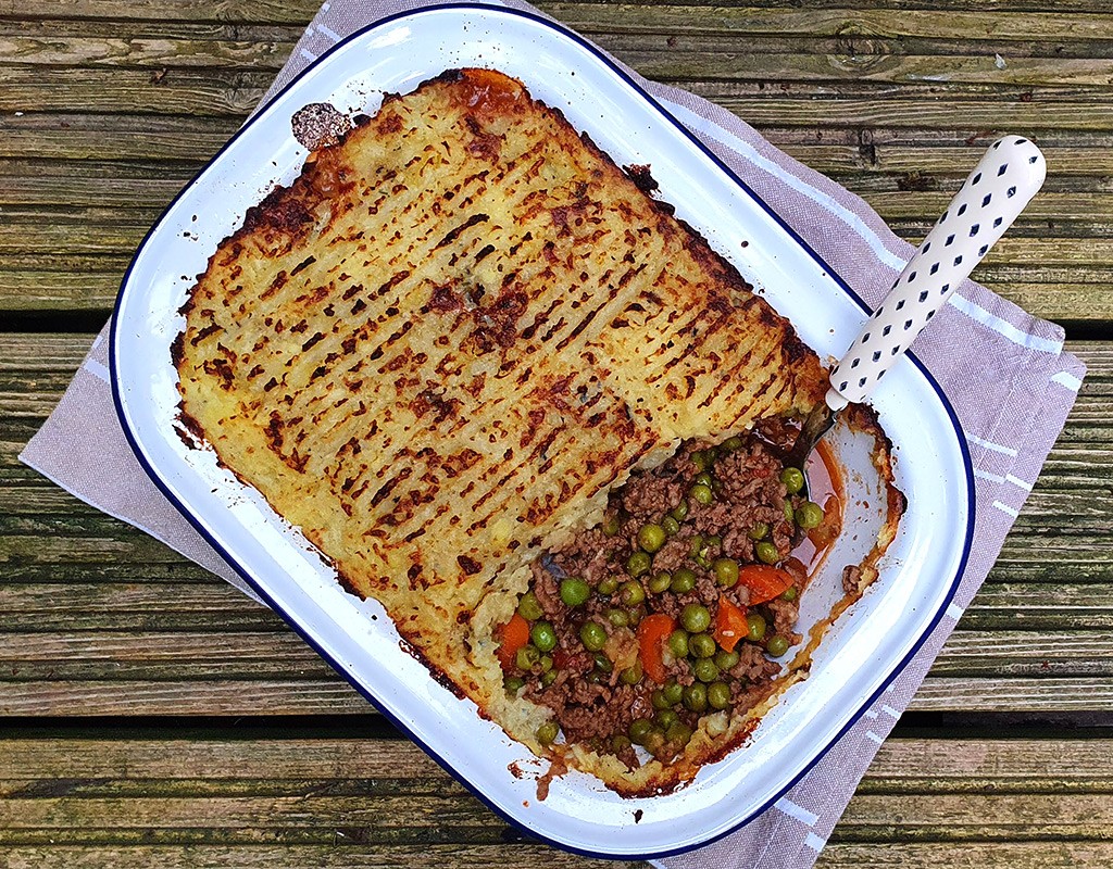 Italian style cottage pie