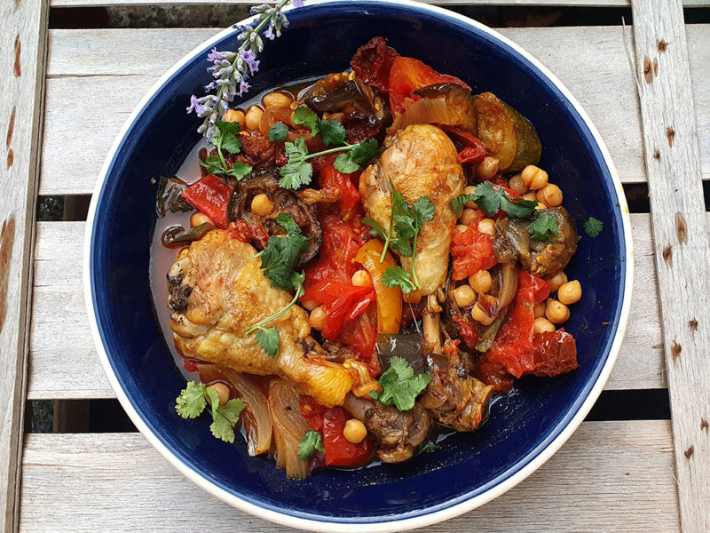 Persian style chicken stew