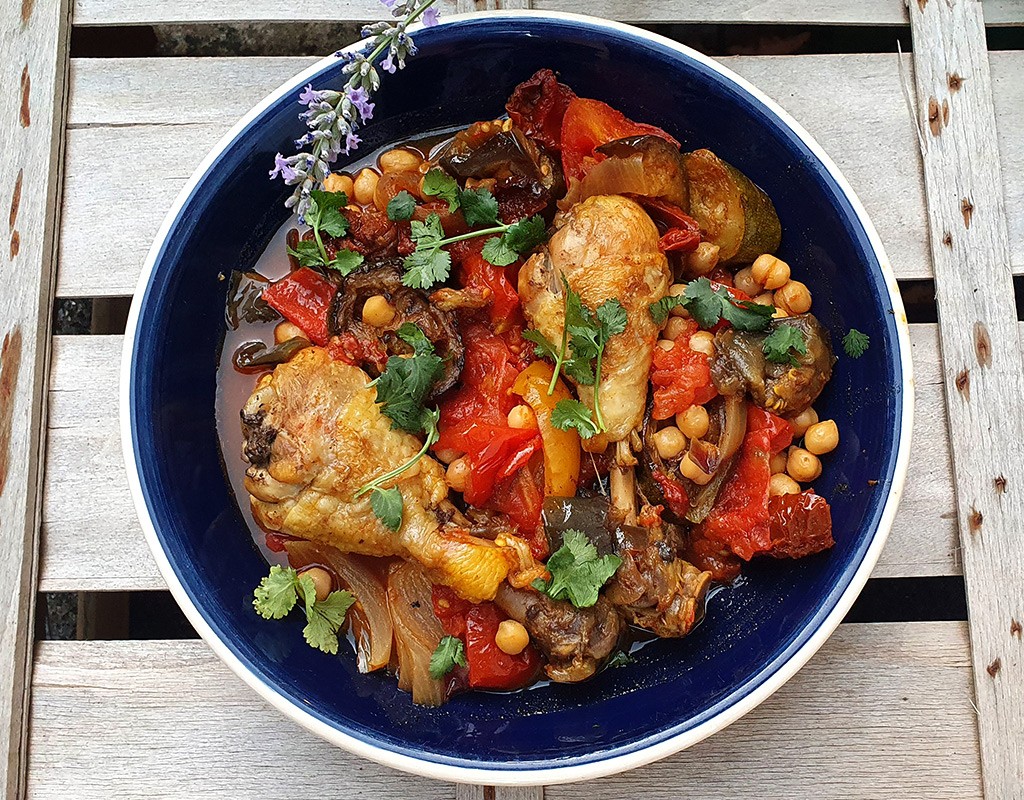 Persian style chicken stew