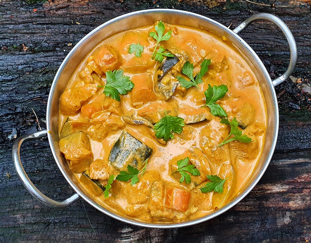 Turkey and vegetable tikka masala