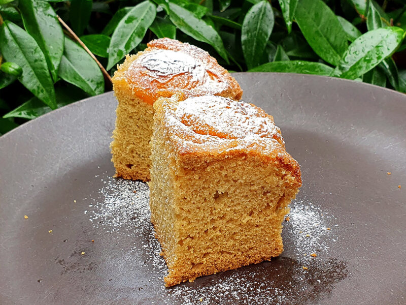 Gluten-free apricot cake