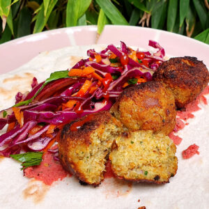 Sweet potato falafel