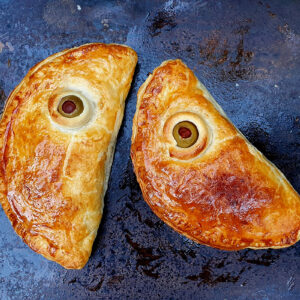 Halloween creepy moon pies