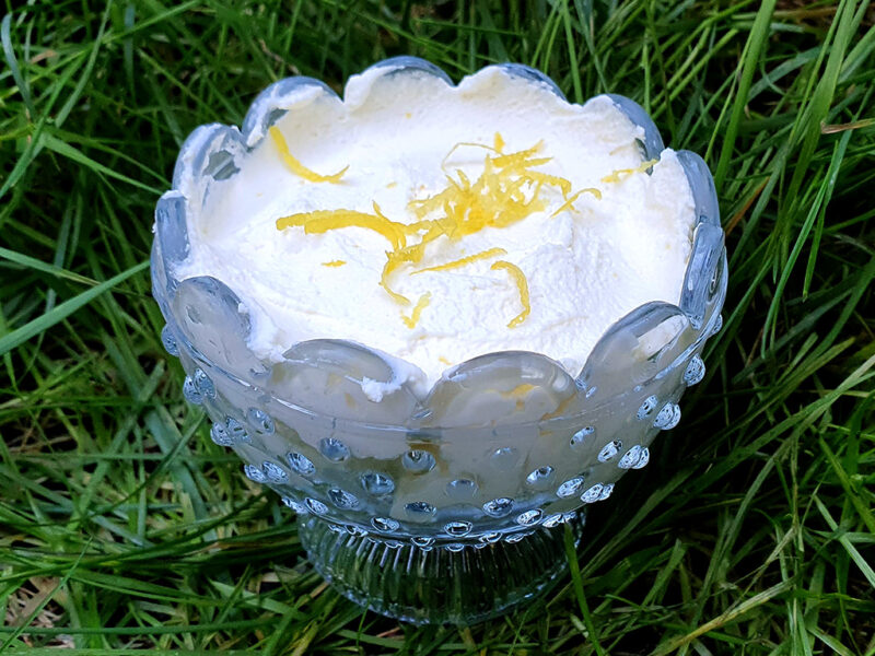 Easy lemon mousse