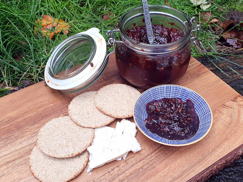 Spiced grilled chilli jam