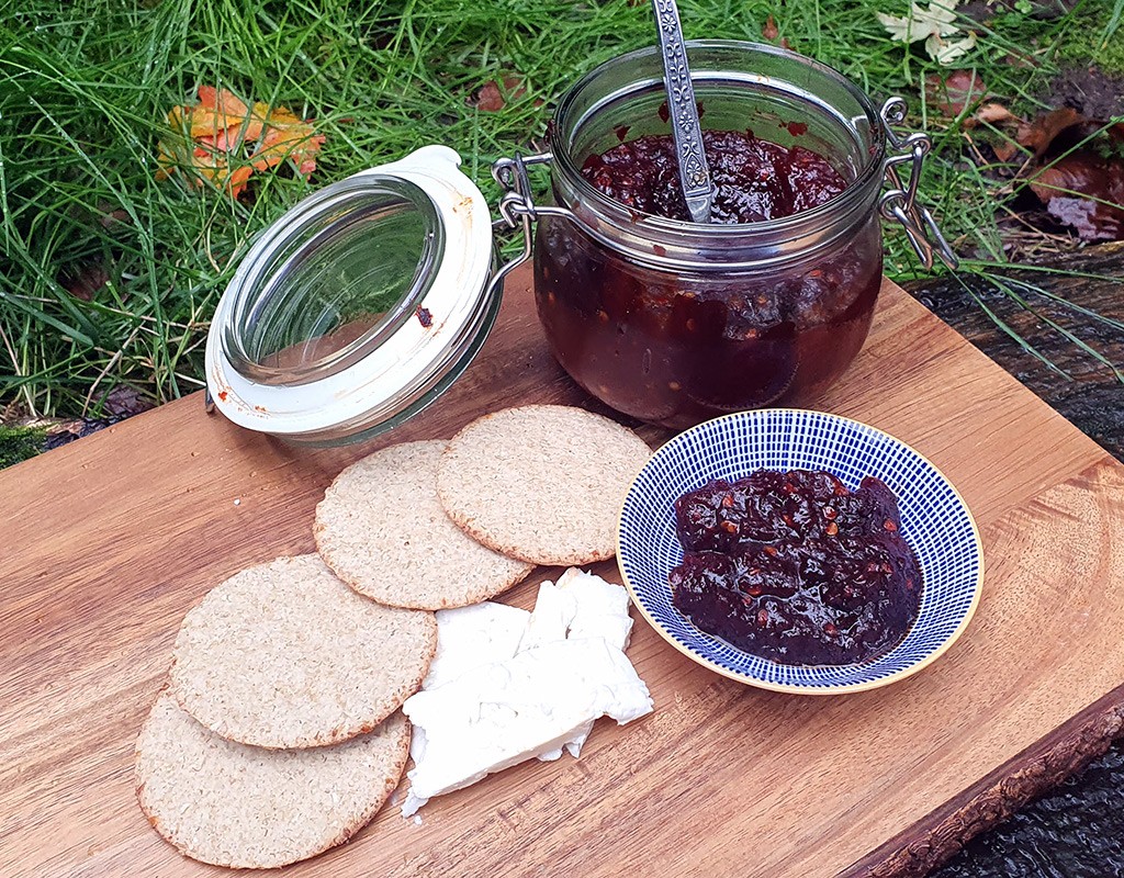 Spiced grilled chilli jam