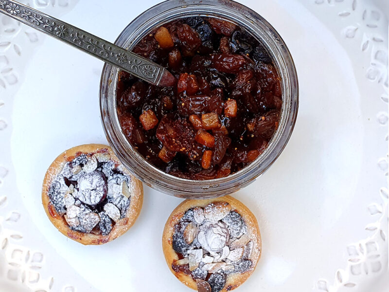 Cherry and fig mincemeat