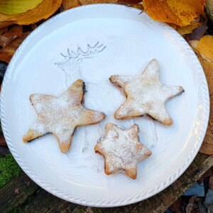 Mincemeat star cookies