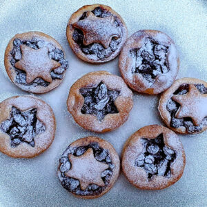 Sour cherry mince pies