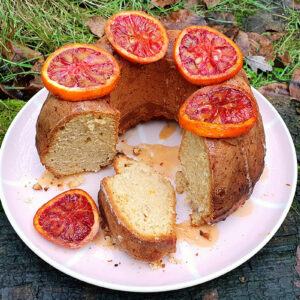 Blood orange bundt cake