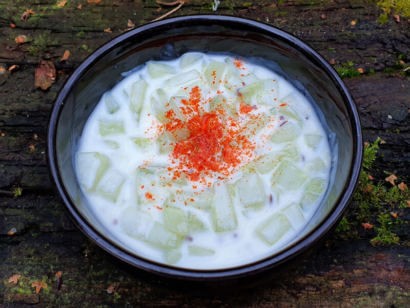 Spiced raita