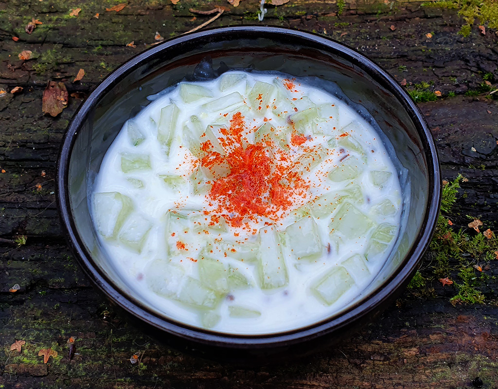 Spiced raita