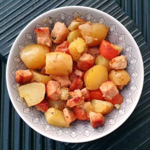 Apple and pork casserole