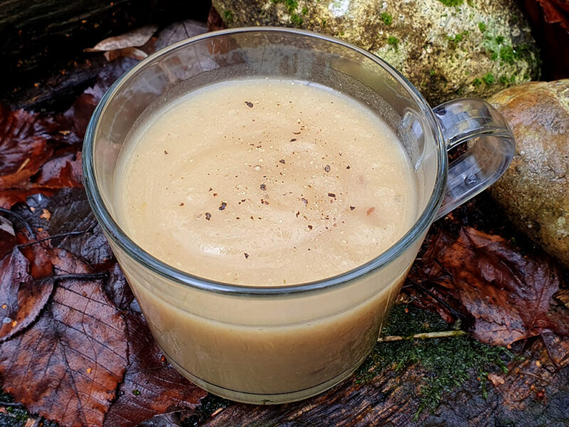 Celeriac and parsnip soup