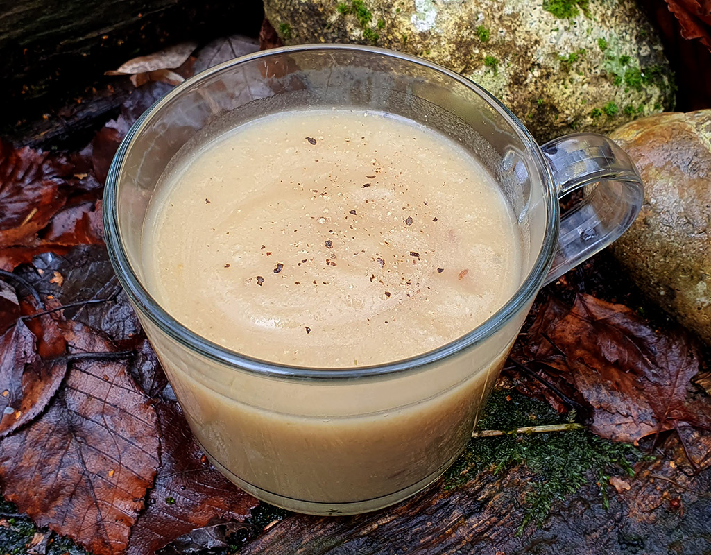 Celeriac and parsnip soup