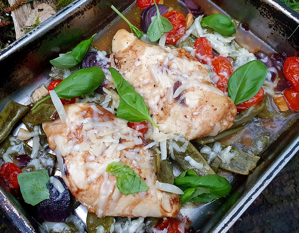 Balsamic baked chicken breast